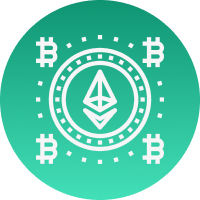 Top cryptocurrency market illustration